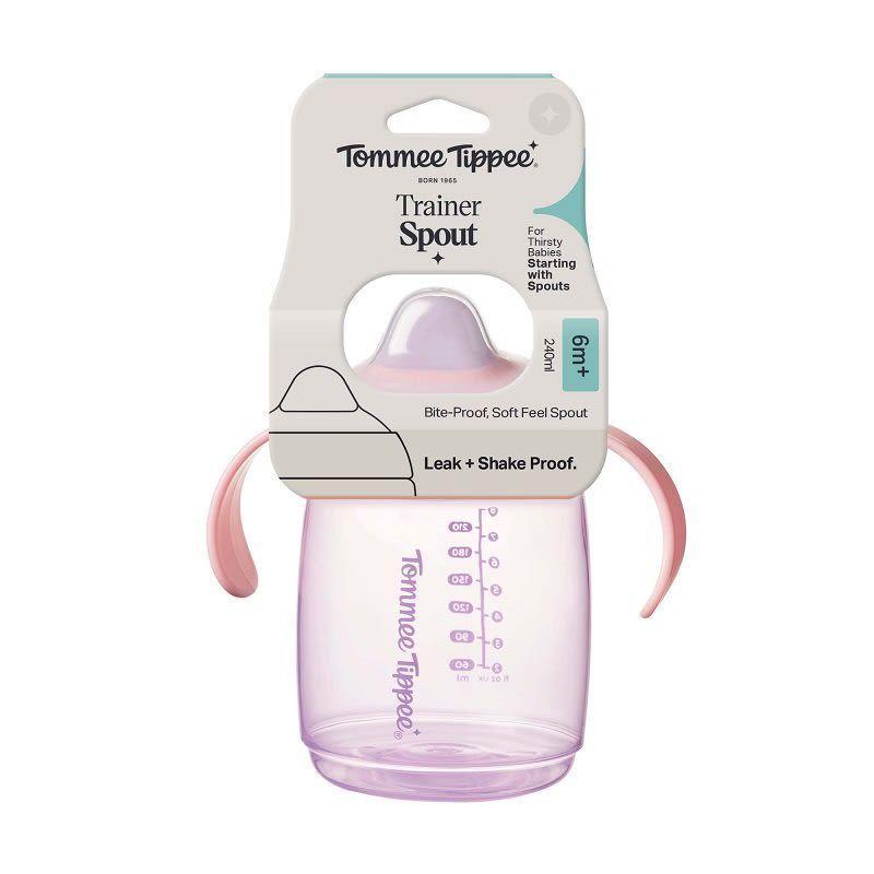 Vaso antiderrame 6 meses+ Trainer Spout 240ml Rosado-0