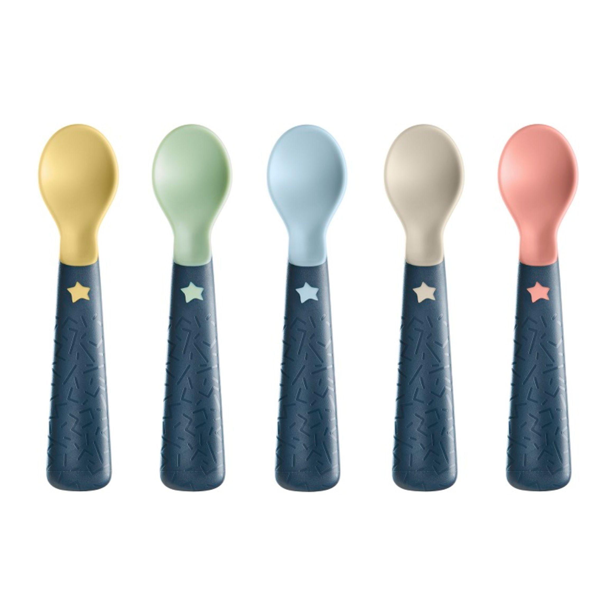 Pack 5 cucharas de entrenamiento EasiGrip 6 meses+-0