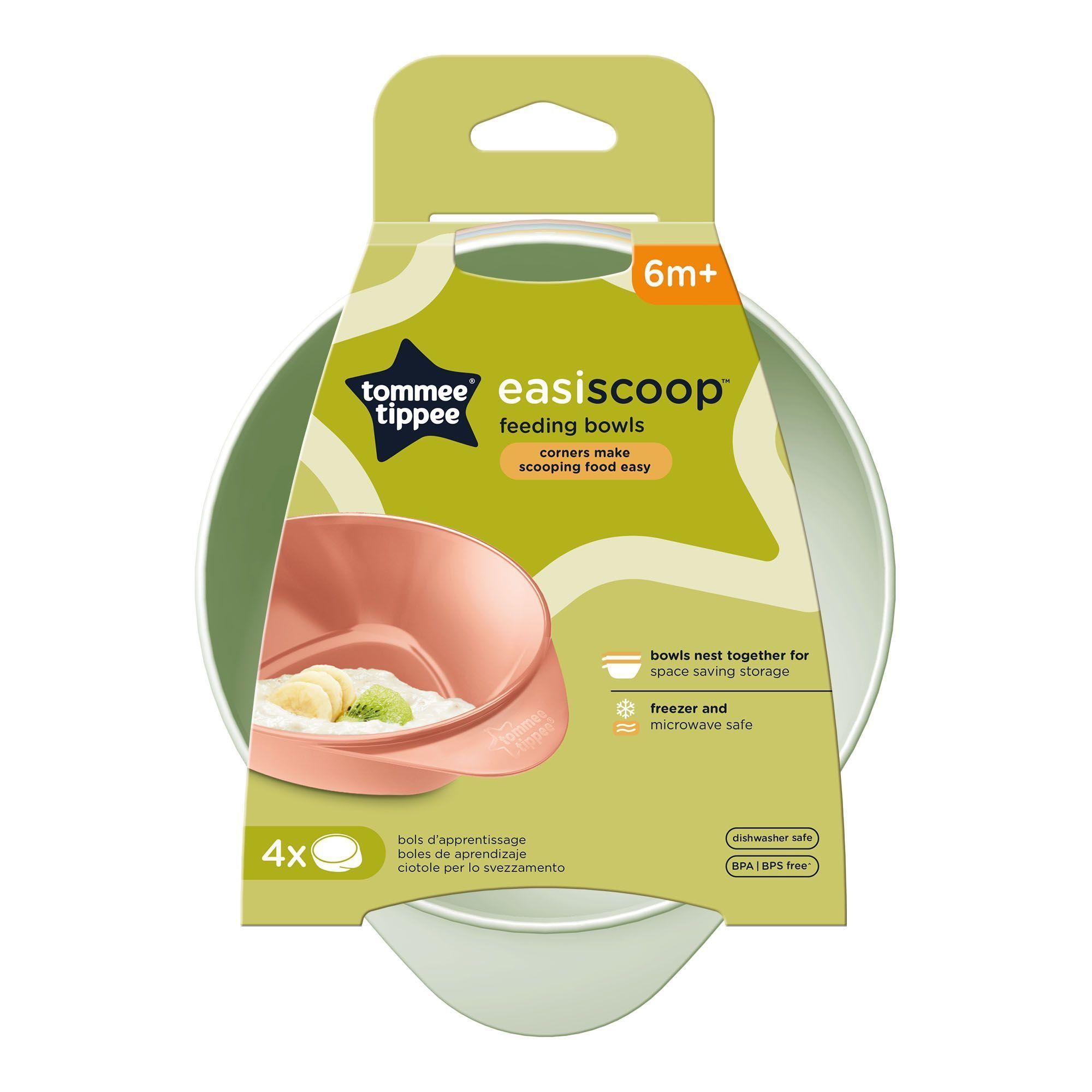 Set 4 bowl pocillos de alimentación para bebé EasiScoop-1