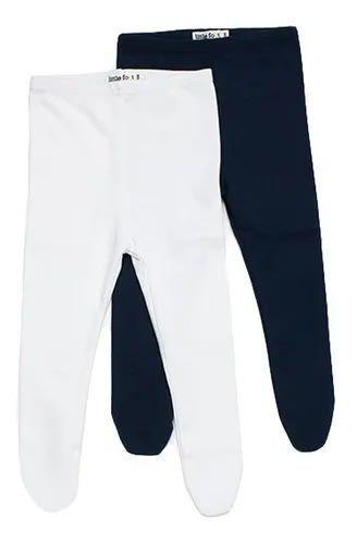 Set 2 pantys de algodón blanco y negro-0