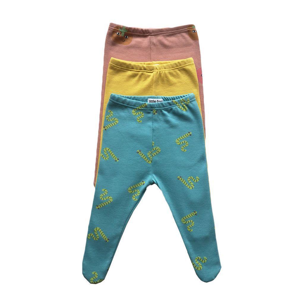 Set 3 pantys de algodón diseño huerta niño-0