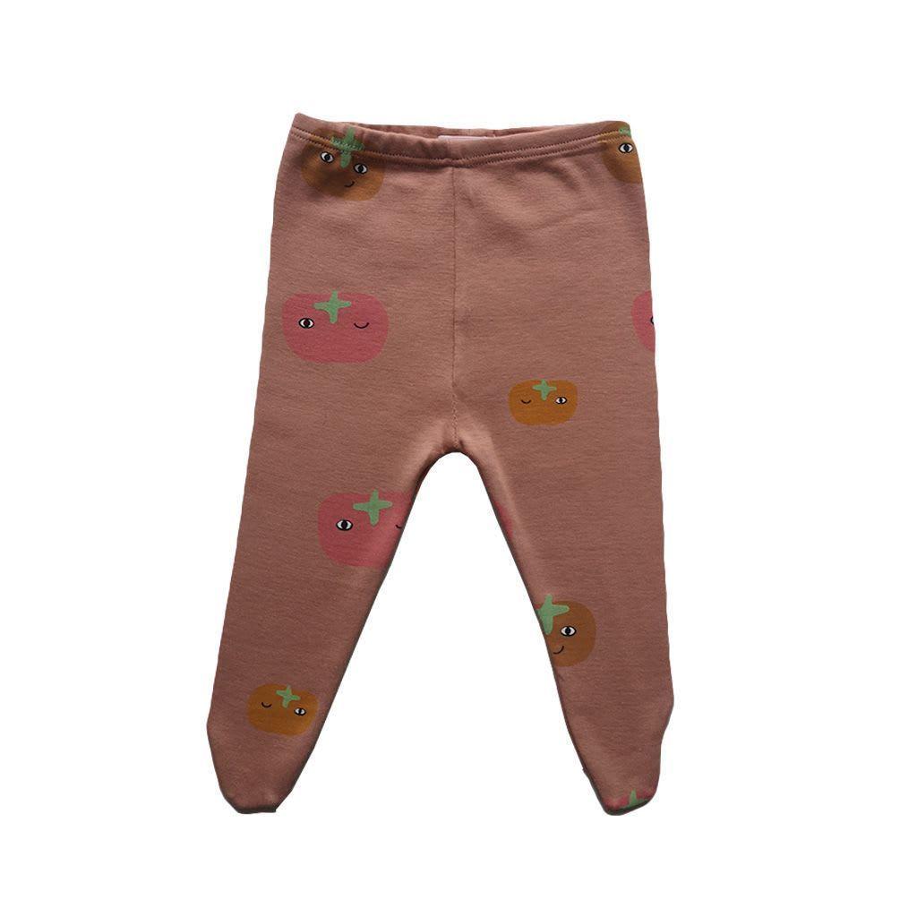 Set ropa de bebé 3 pantys de algodón pima elasticado diseño huerta niño-2