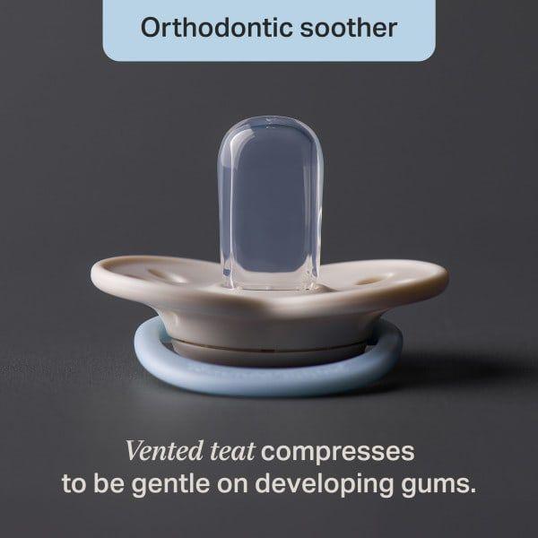 Chupete Newborn 0 2M Silicona Ni o Azul-2