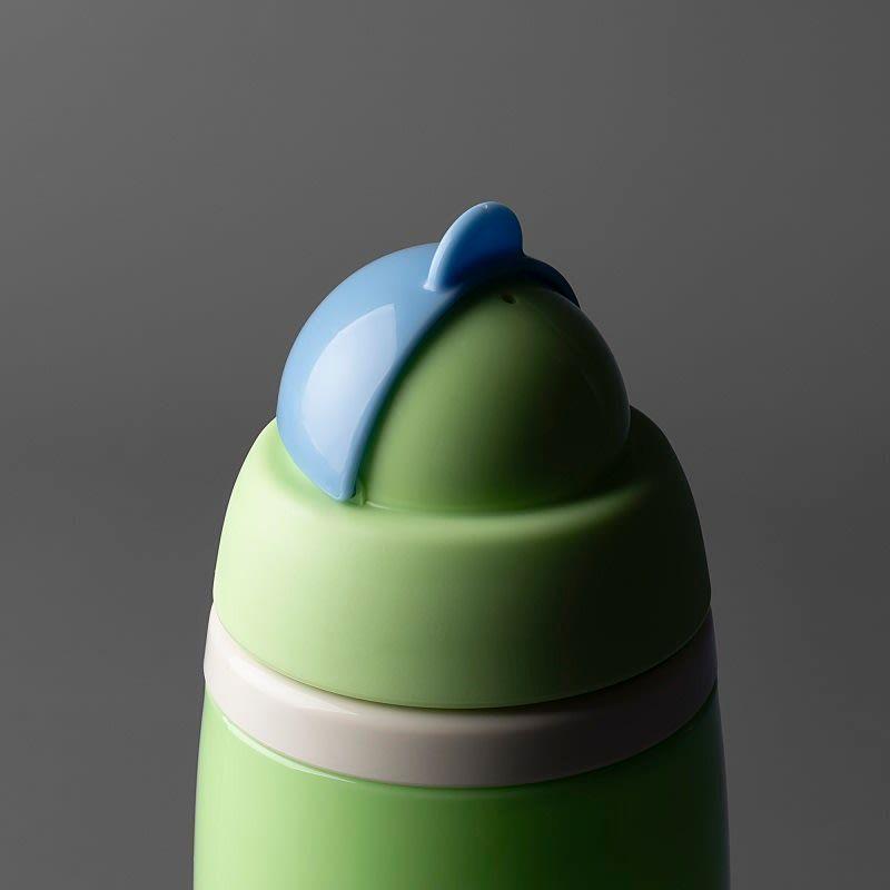 Vaso con bombilla de silicona 12 meses+ Active 266ml Lila-3