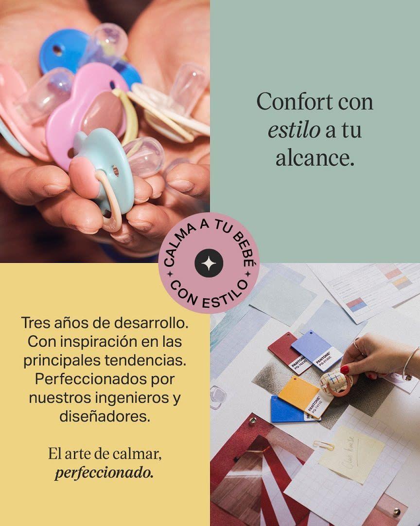 Chupete Newborn 0 2M Silicona Ni a Gris-2