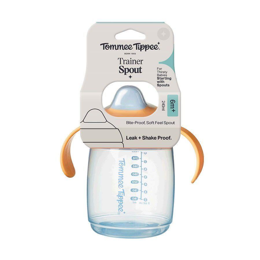 Vaso antiderrame 6 meses+ Trainer Spout 240ml Naranjo-0
