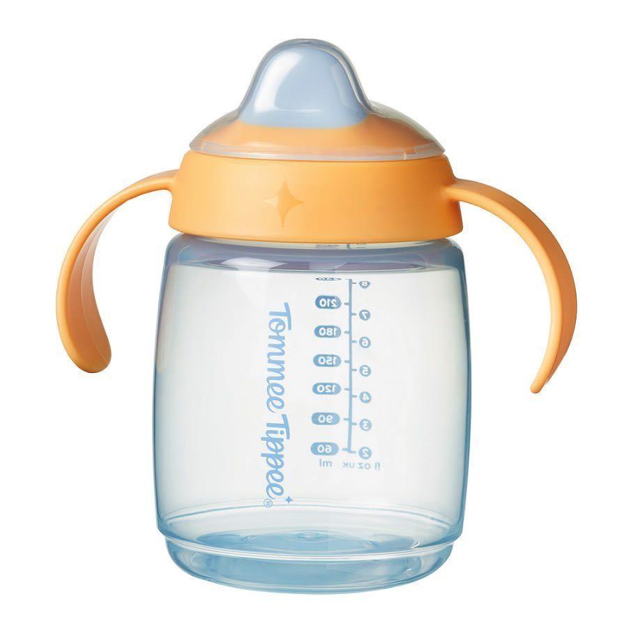 Vaso antiderrame 6 meses+ Trainer Spout 240ml Naranjo-1