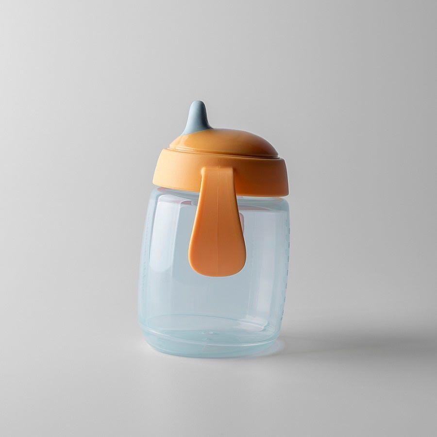 Vaso antiderrame 6 meses+ Trainer Spout 240ml Naranjo-2