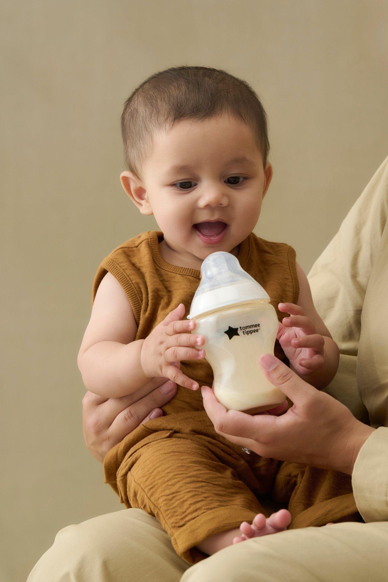 Pack 3 mamaderas 260ml flujo lento 0 meses Natural Start Tommee Tippee-3