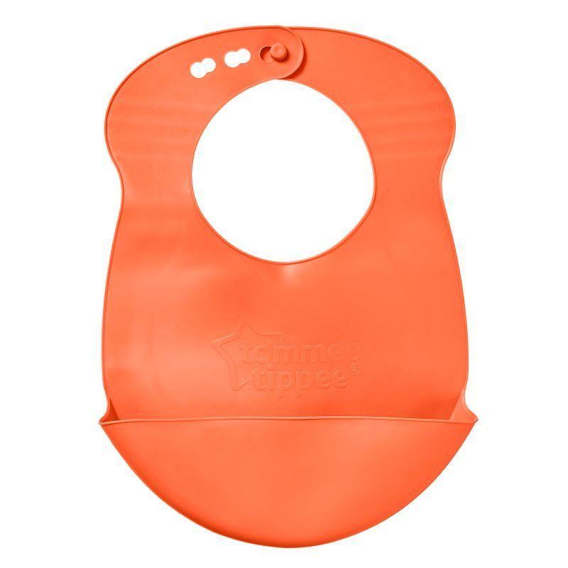 Babero de silicona enrrollable con atrapa migas 6 meses Roll n Go Tommee Tippee-0
