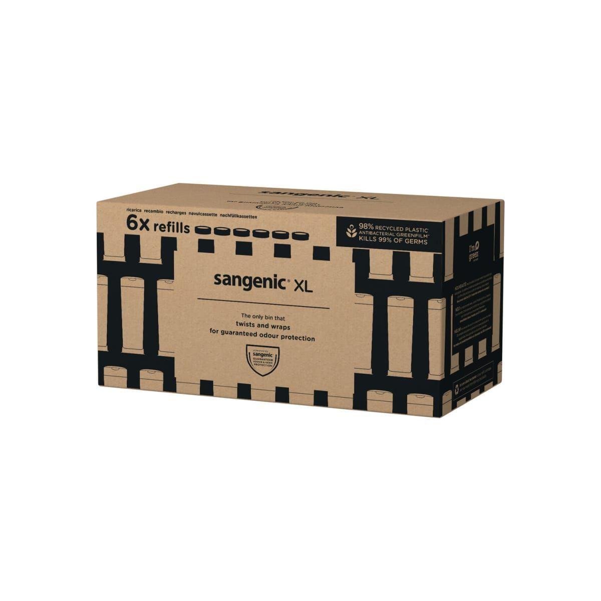 Pack 6 Repuestos Sangenic Twist Click XL-2