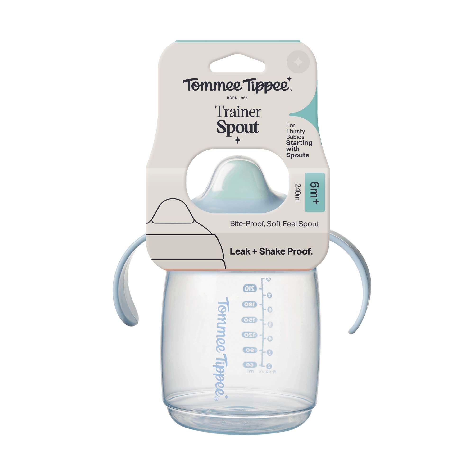 Vaso antiderrame 6 meses+ Trainer Spout 240ml Celeste-0