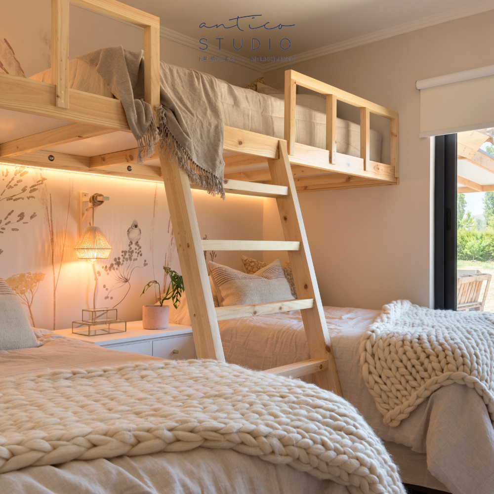 Diseño Dormitorio Secundario más de 10m2 Deco Antico Studio-1