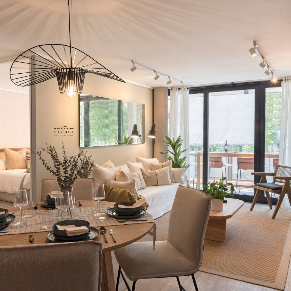 Diseño Living Y Comedor hasta 30m2 Interiorismo Antico Studio-3