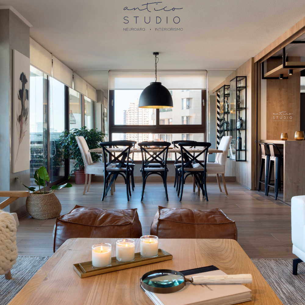 Diseño Living Y Comedor hasta 30m2 Interiorismo Antico Studio-0