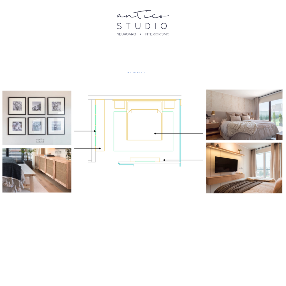 Diseño Dormitorio Principal hasta 15m2 Deco Antico Studio-2
