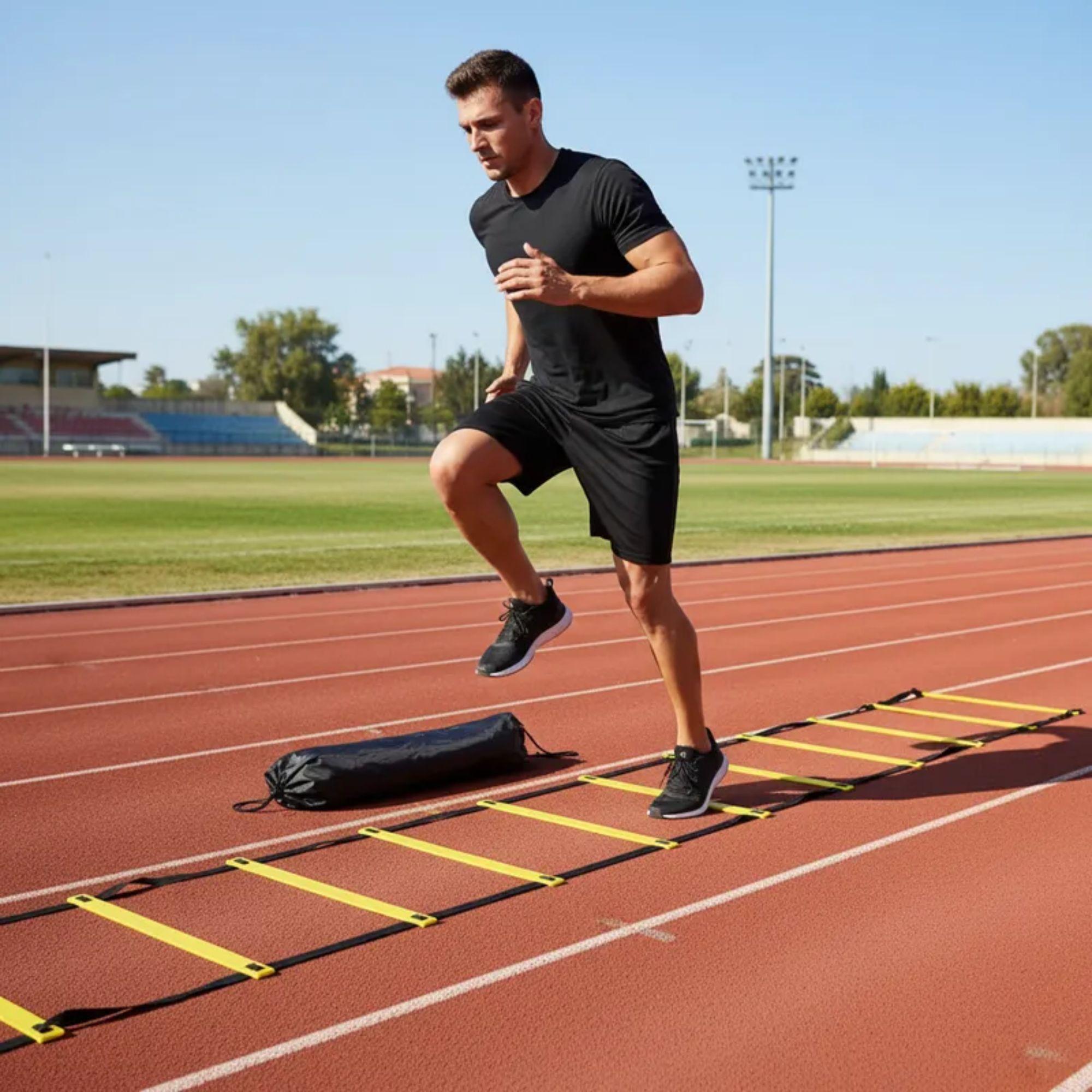 Escalera De Coordinación Y De Agilidad Crossfit 6 Metros Fit-6