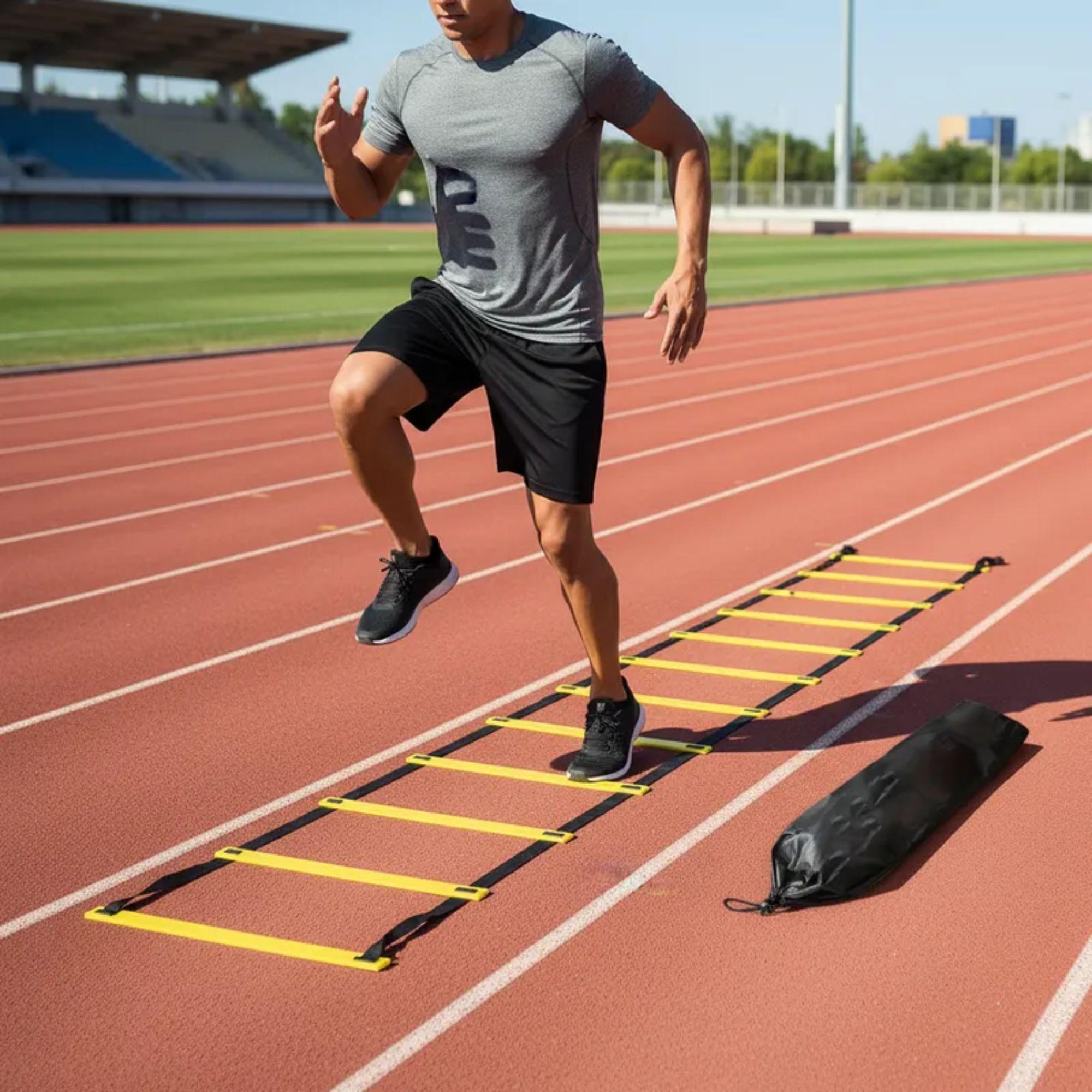 Escalera De Coordinación Y De Agilidad Crossfit 6 Metros Fit-7