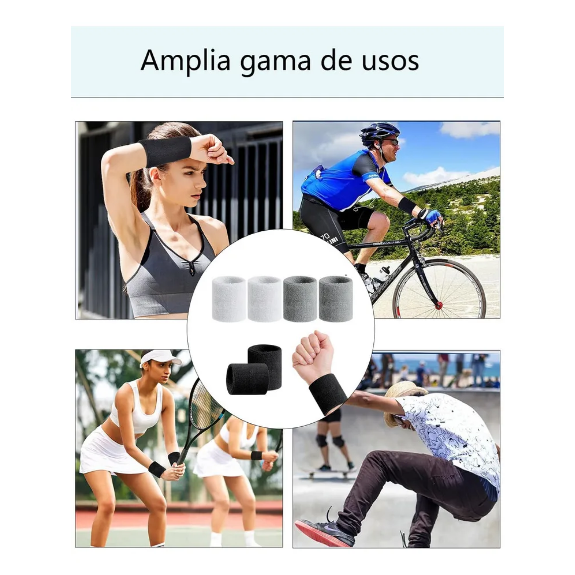 Muñequera Algodón Sufix® (1 Par)-4