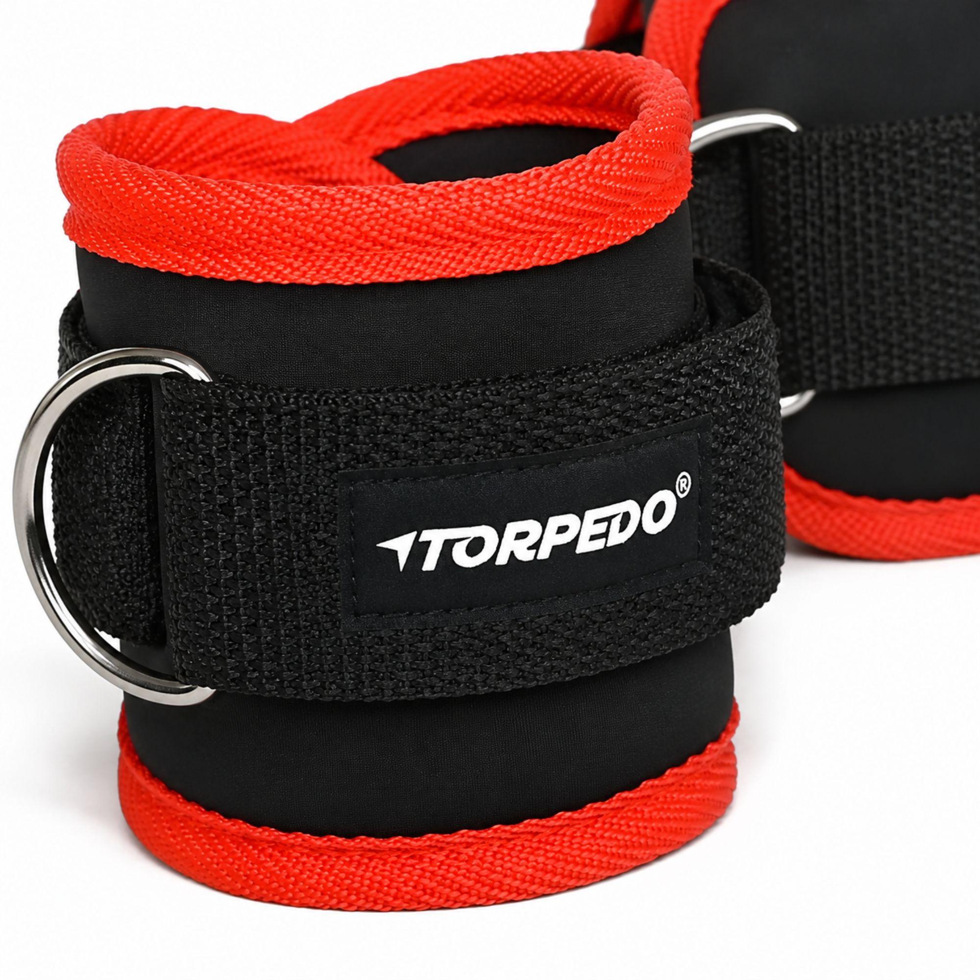 Tobilleras para Polea Torpedo Par Gimnasio Glúteos-4