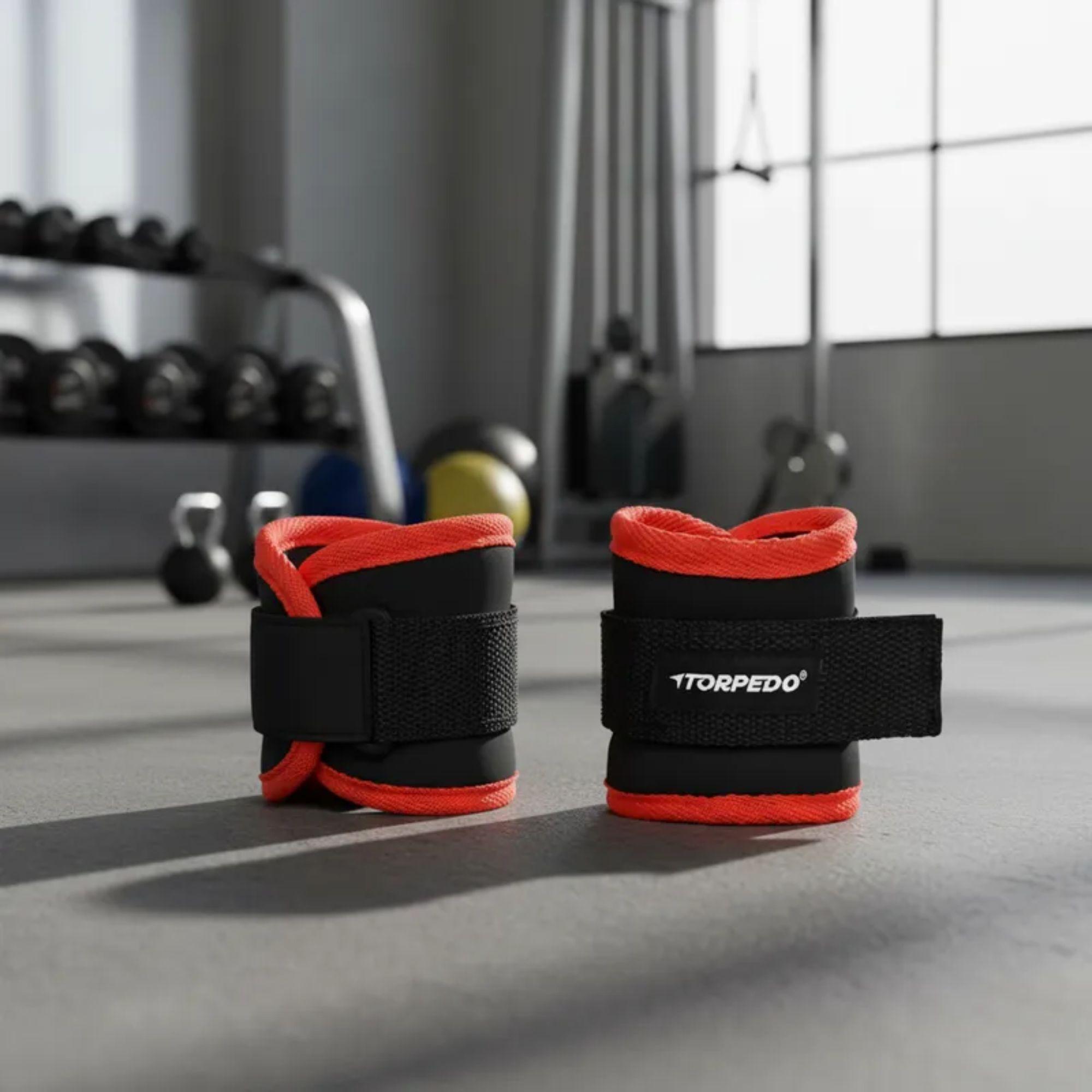 Tobilleras para Polea Torpedo Par Gimnasio Glúteos-6