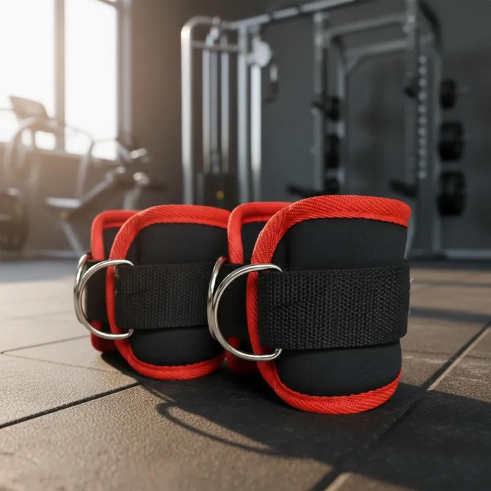 Tobilleras para Polea Torpedo Par Gimnasio Glúteos-8