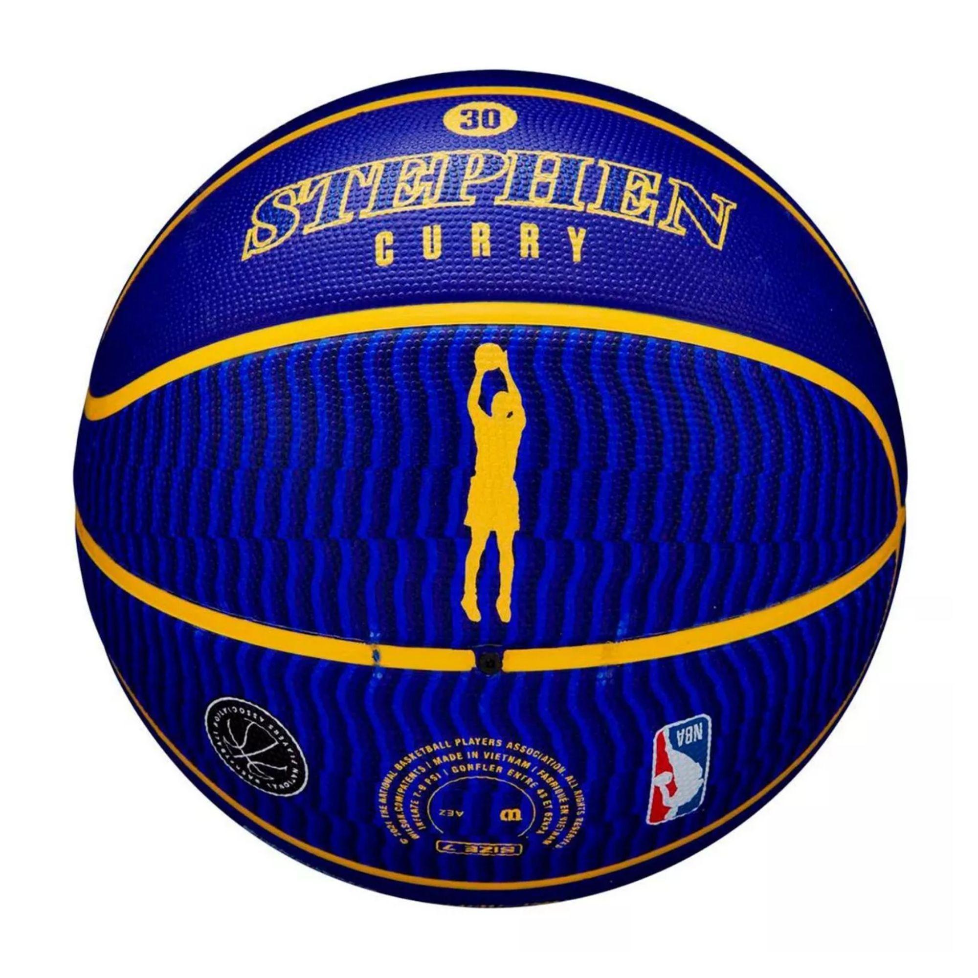 Balón Basketball Wilson Nba #7 Stephen Curry Golden State-3
