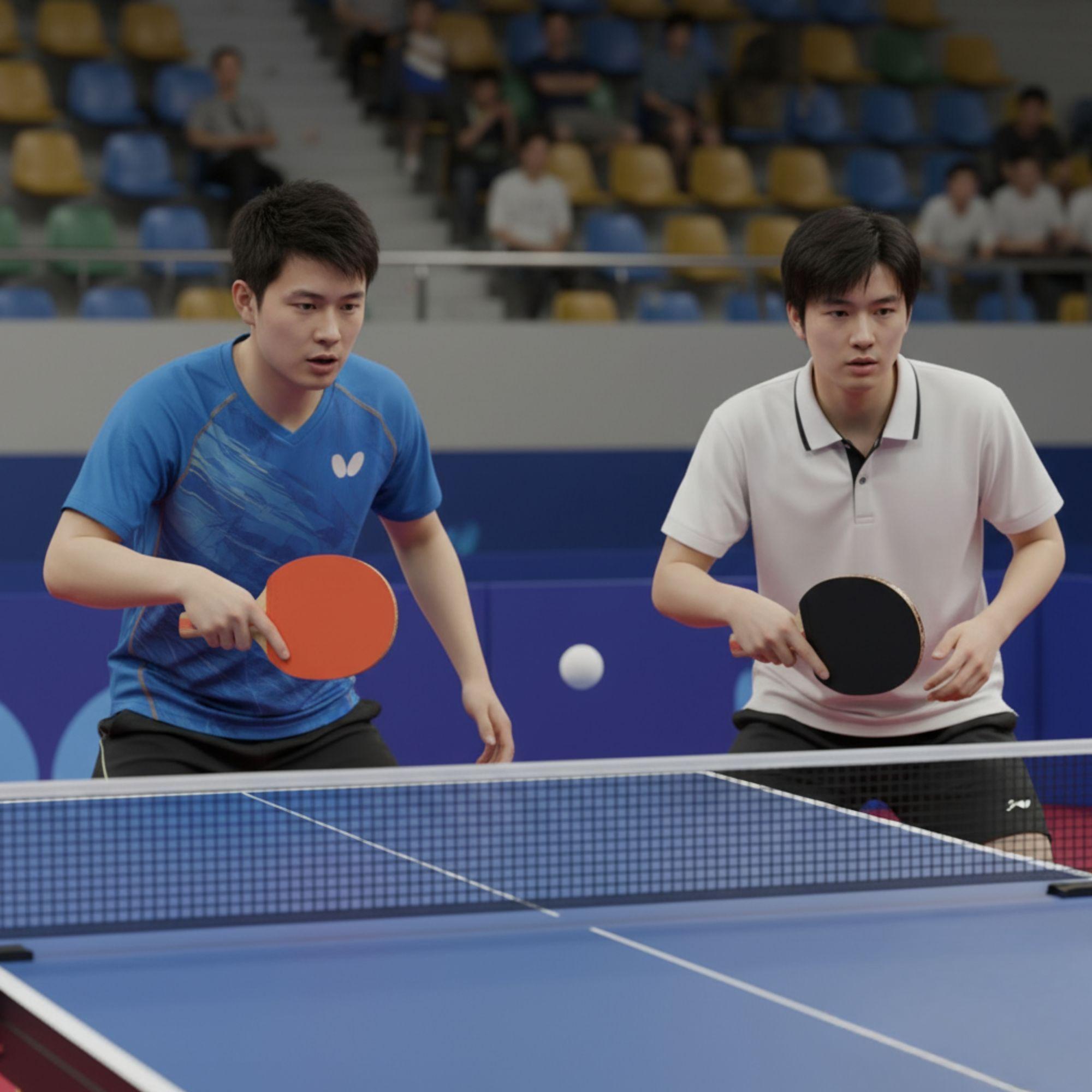 Set Ping Pong Sensei 2 Paletas + 3 Pelotas - 2* Goma Lisa-7