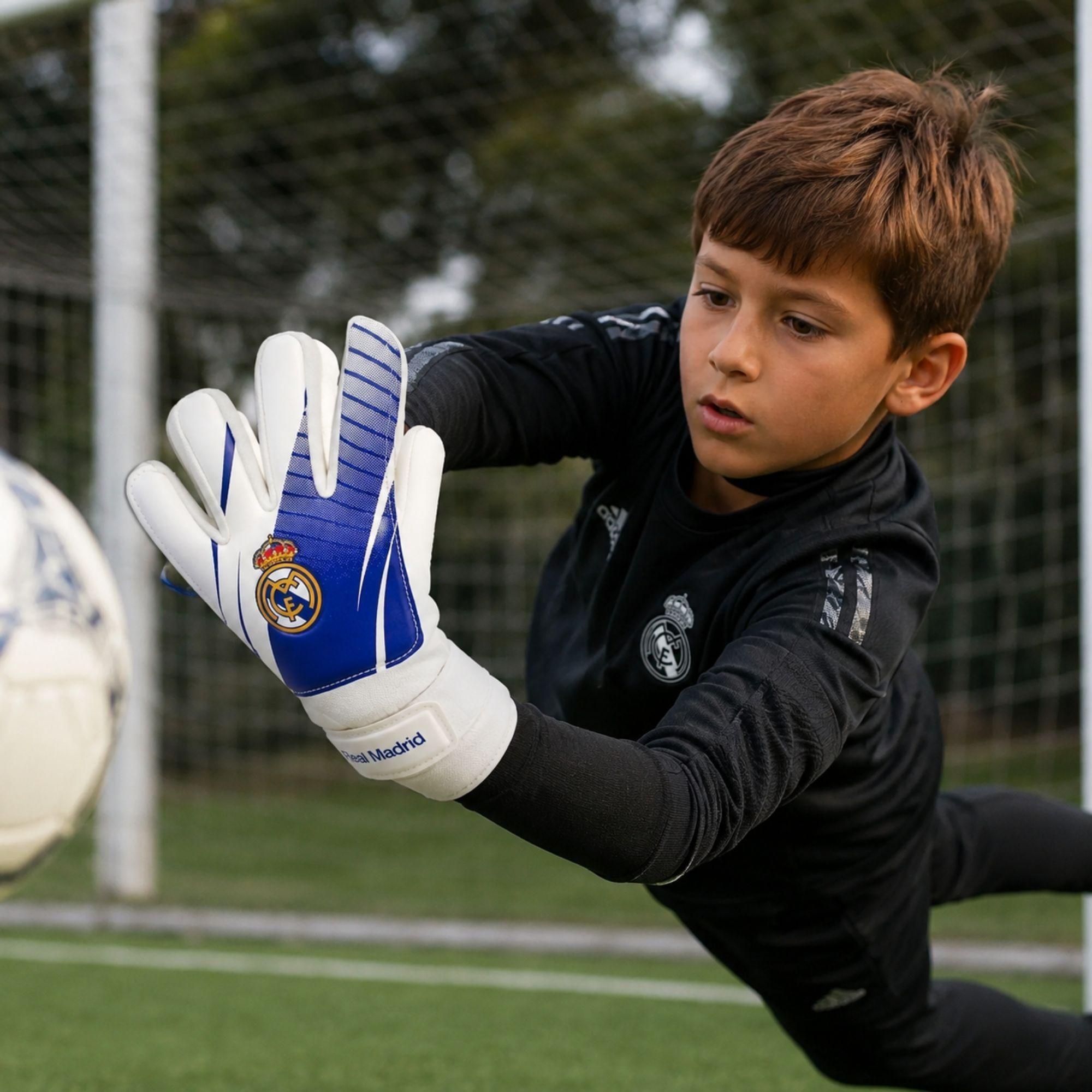 Guantes Arquero Real Madrid DRB Nino Licencia Oficial-3