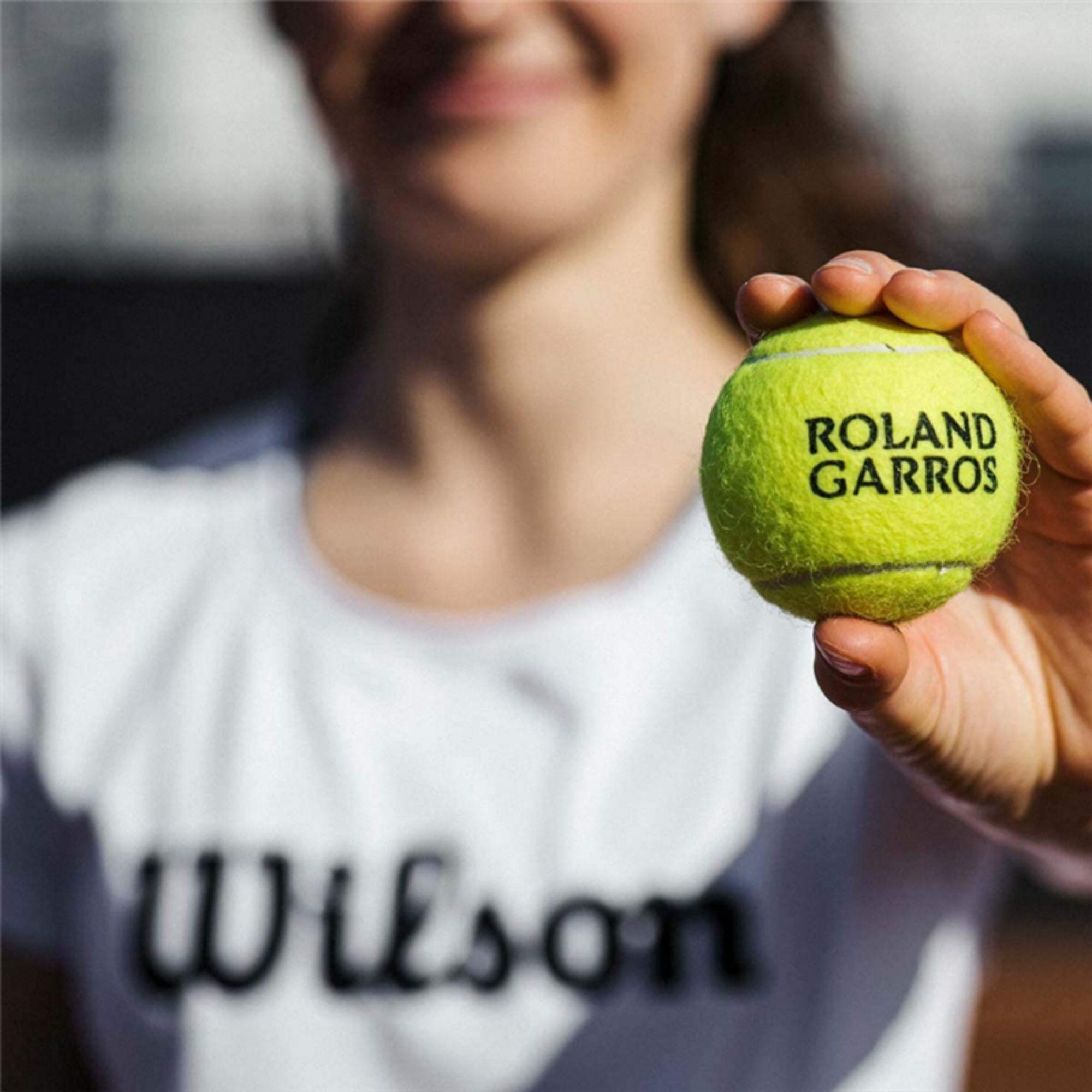 Tarro Pelotas Tenis Wilson Roland Garros X3-4