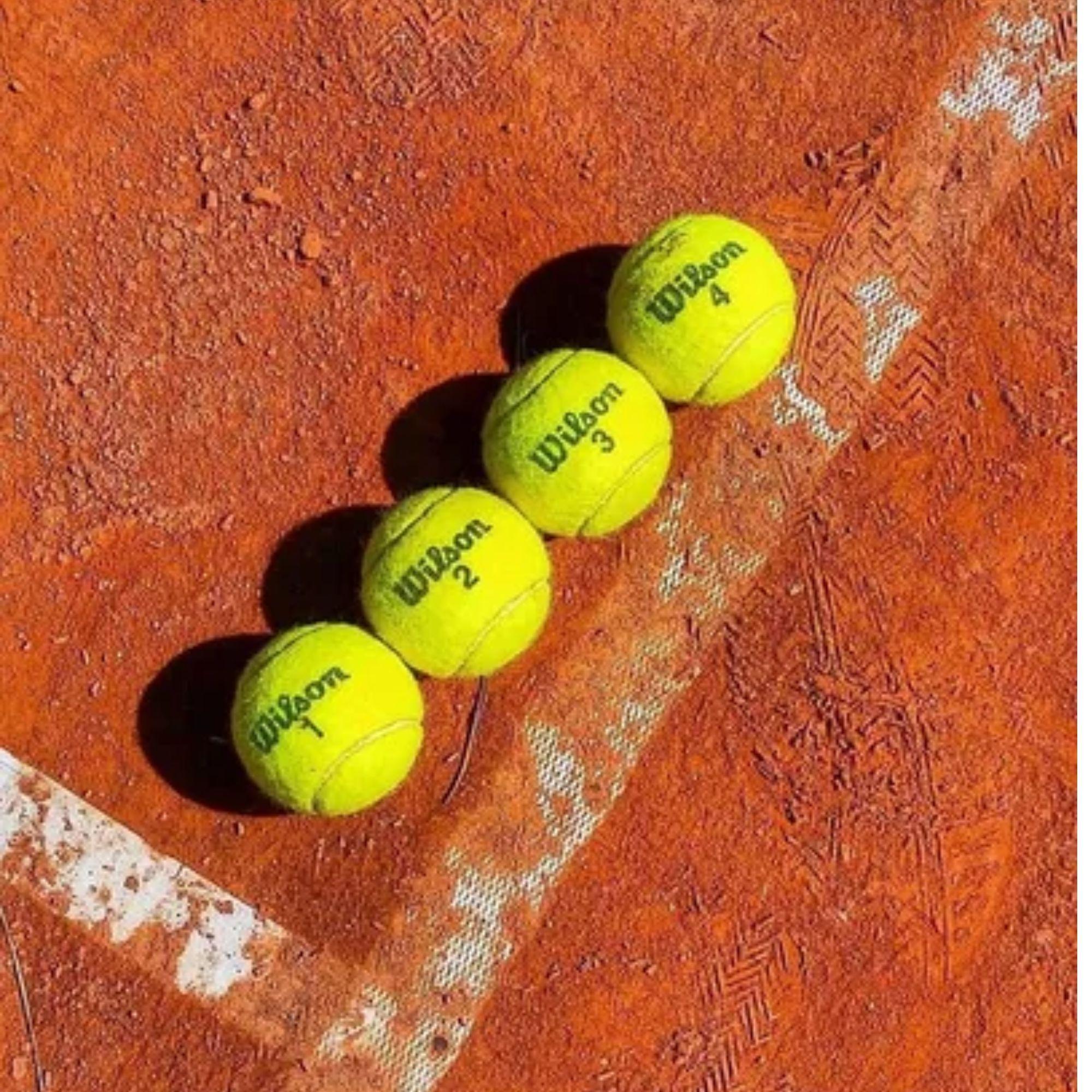 Tarro Pelotas Tenis Wilson Roland Garros X3-7