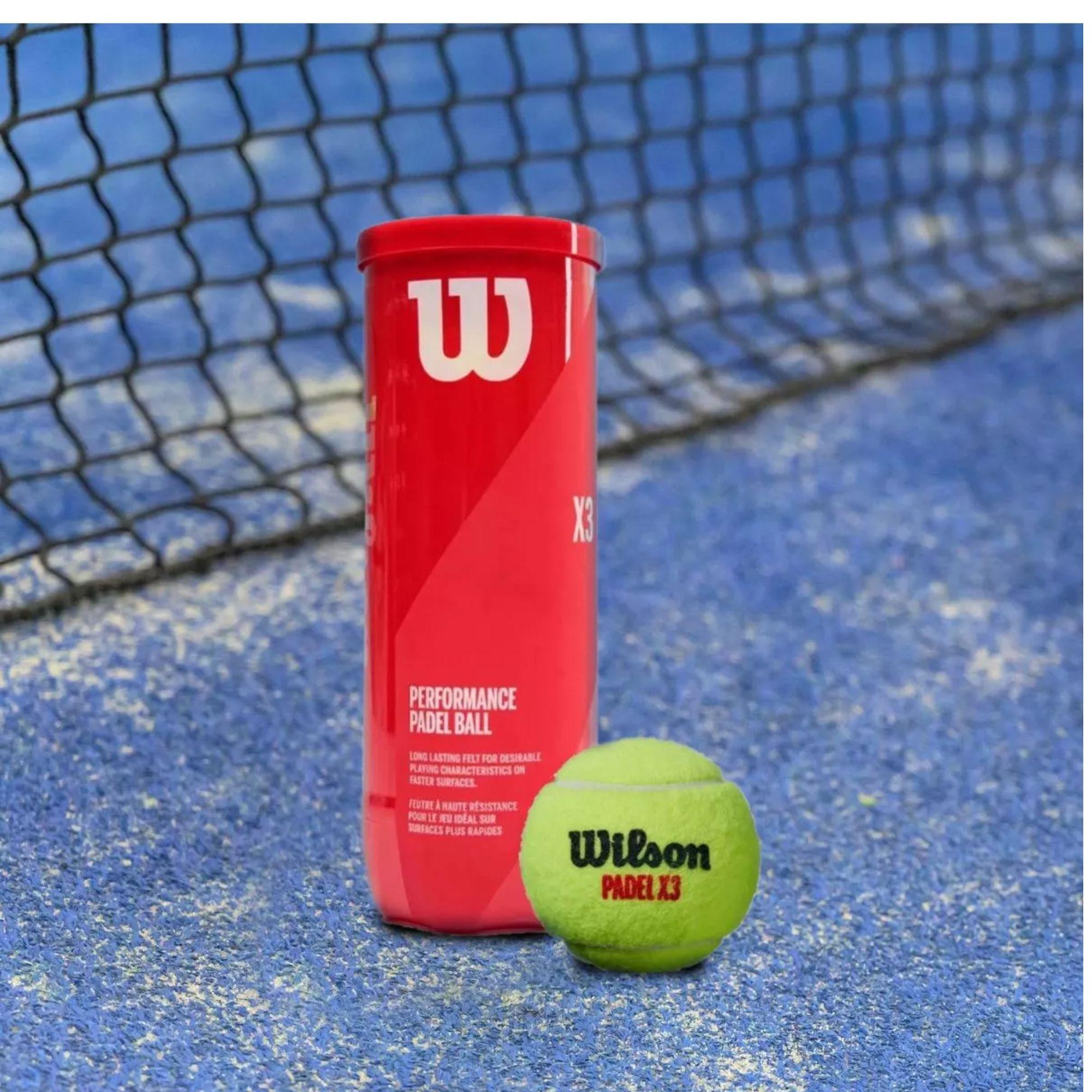 Tarro De Pelotas Wilson Padel Performance X3-2