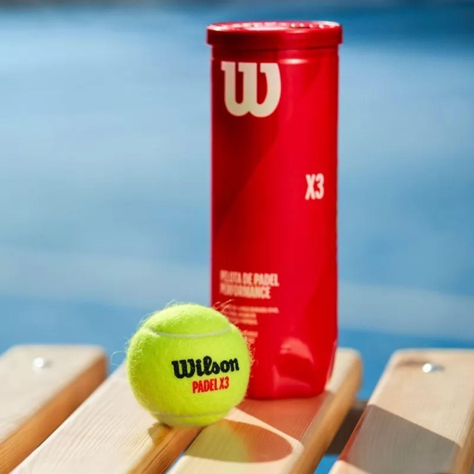 Tarro De Pelotas Wilson Padel Performance X3-3