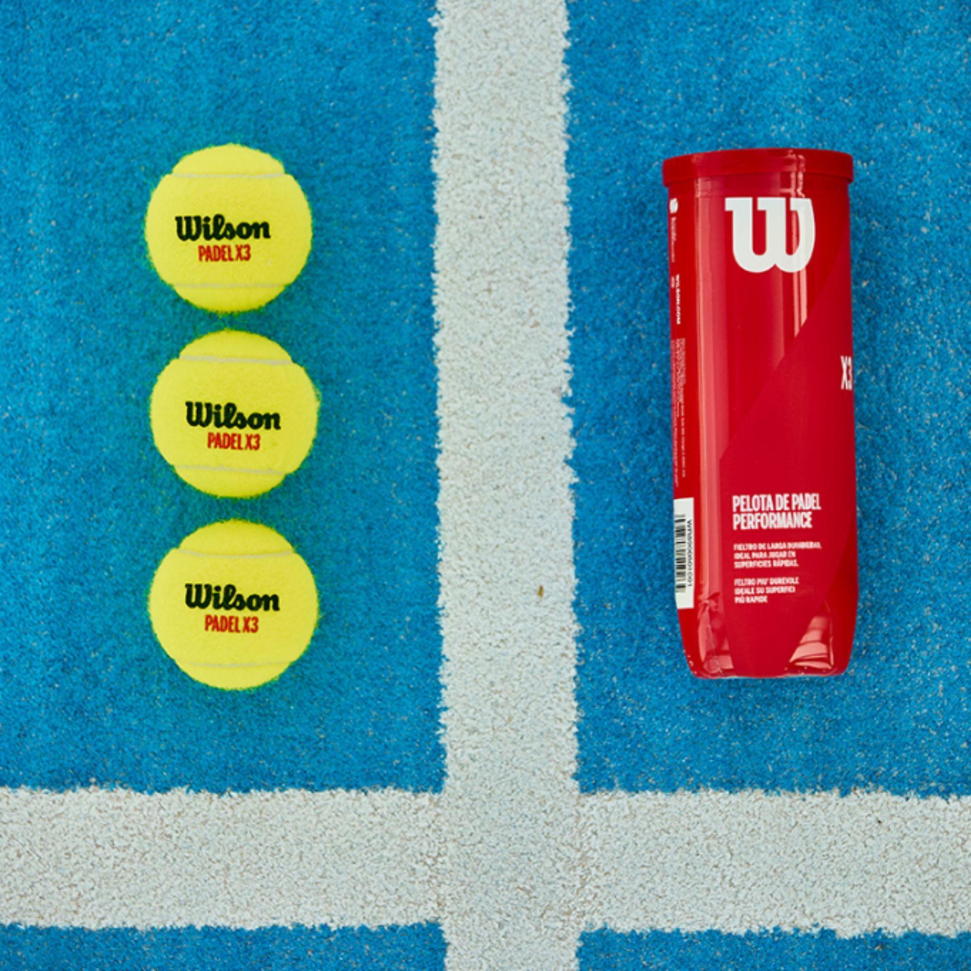 Tarro De Pelotas Wilson Padel Performance X3-9