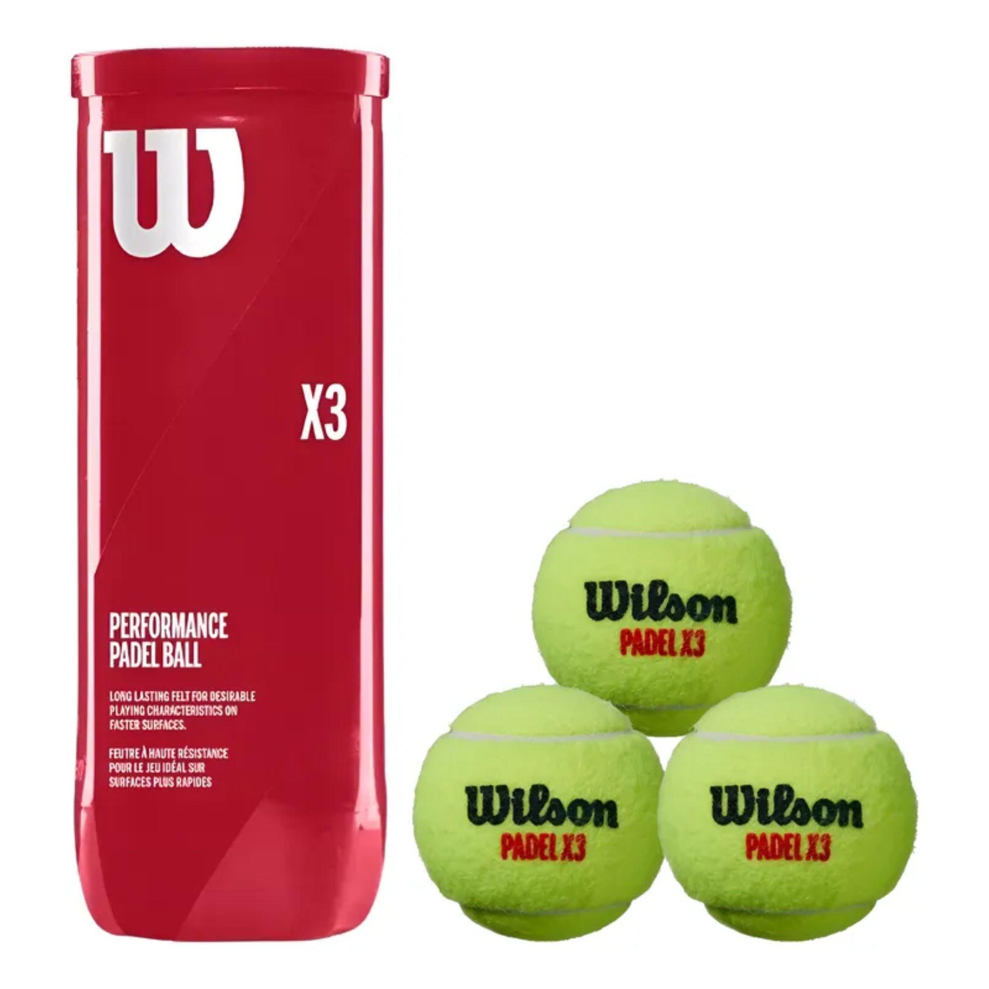 Tarro De Pelotas Wilson Padel Performance X3-0