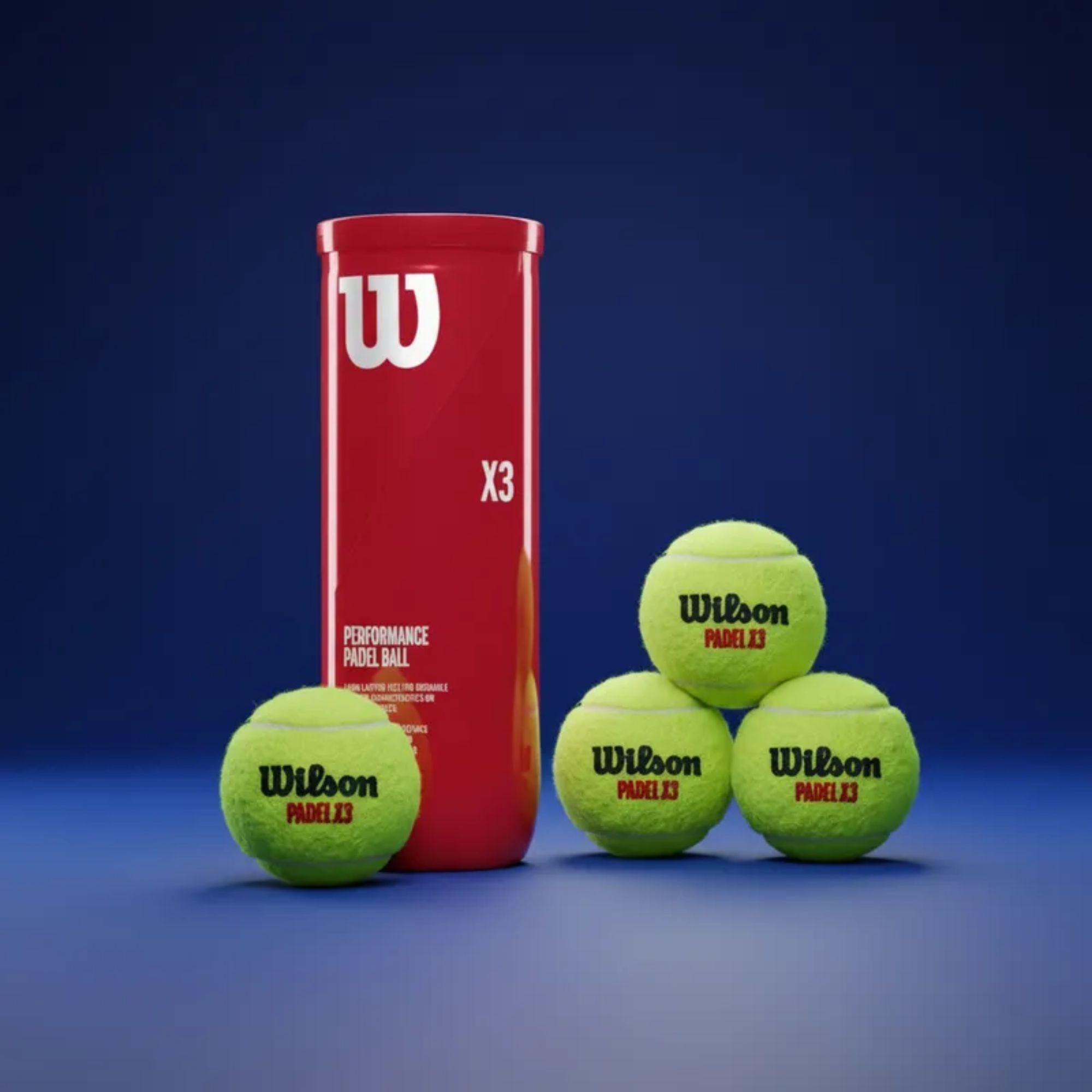 Tarro De Pelotas Wilson Padel Performance X3-9