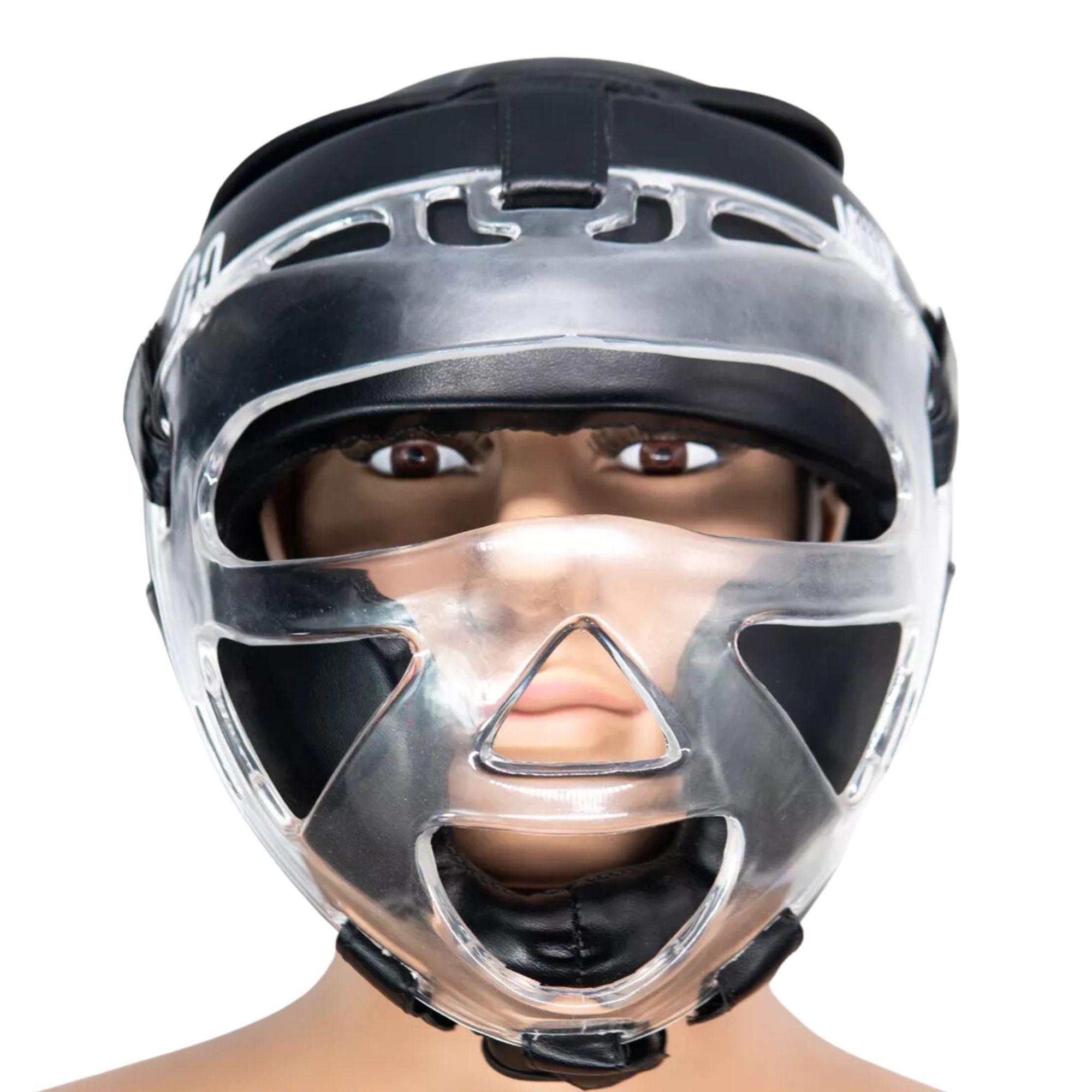 Cabezal Casco Artes Marciales Boxeo Con Mica Muuk-0