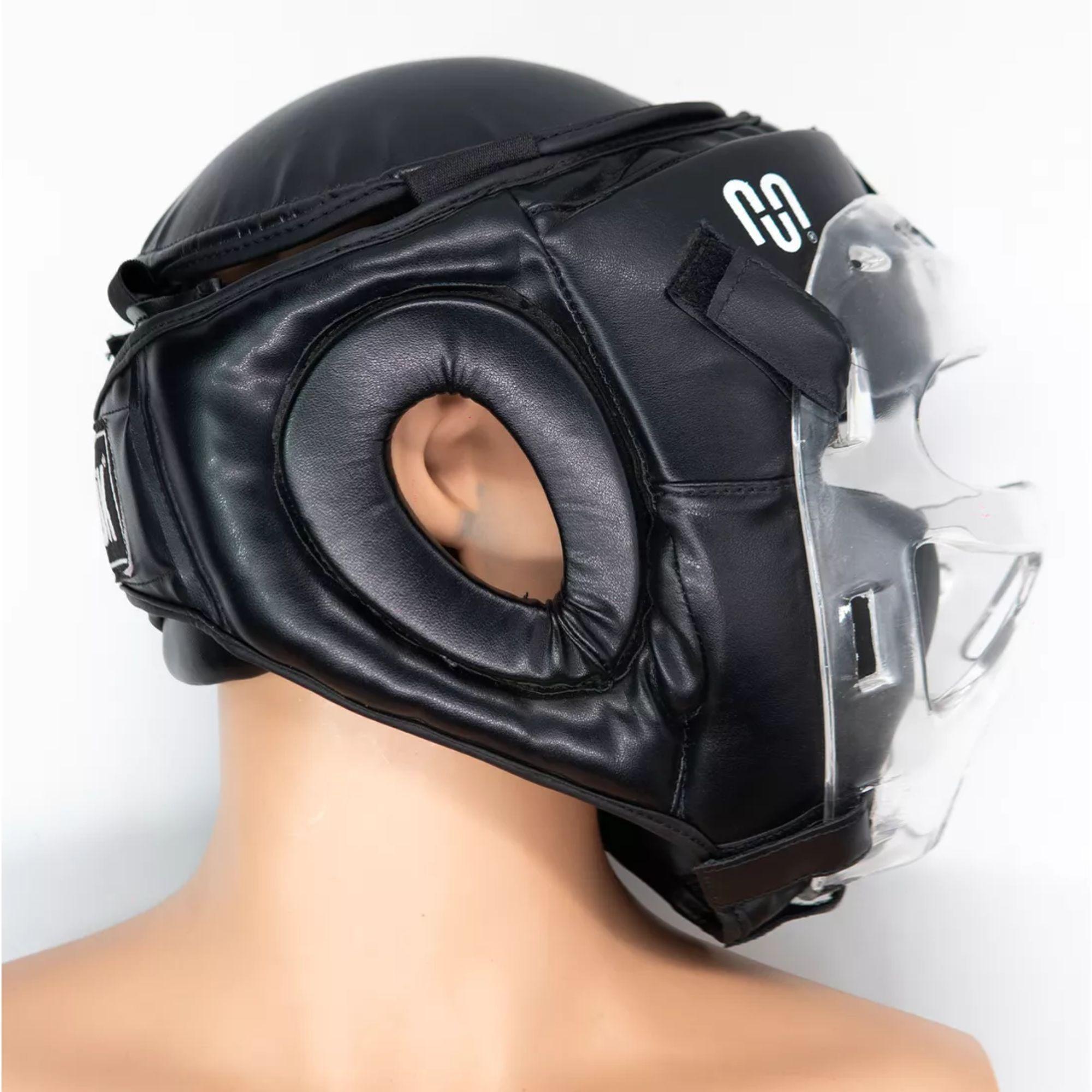 Cabezal Casco Artes Marciales Boxeo Con Mica Muuk-1