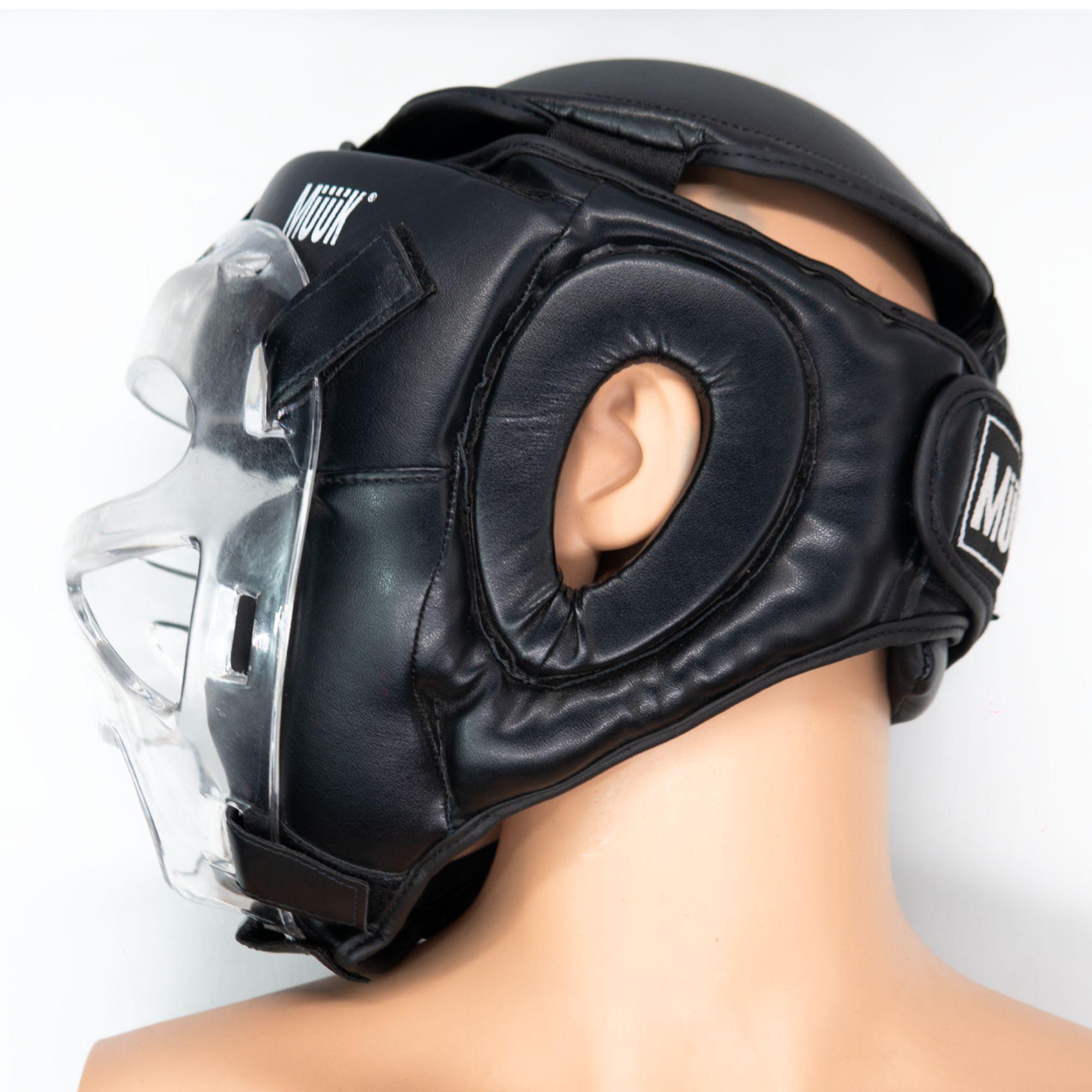 Cabezal Casco Artes Marciales Boxeo Con Mica Muuk-4