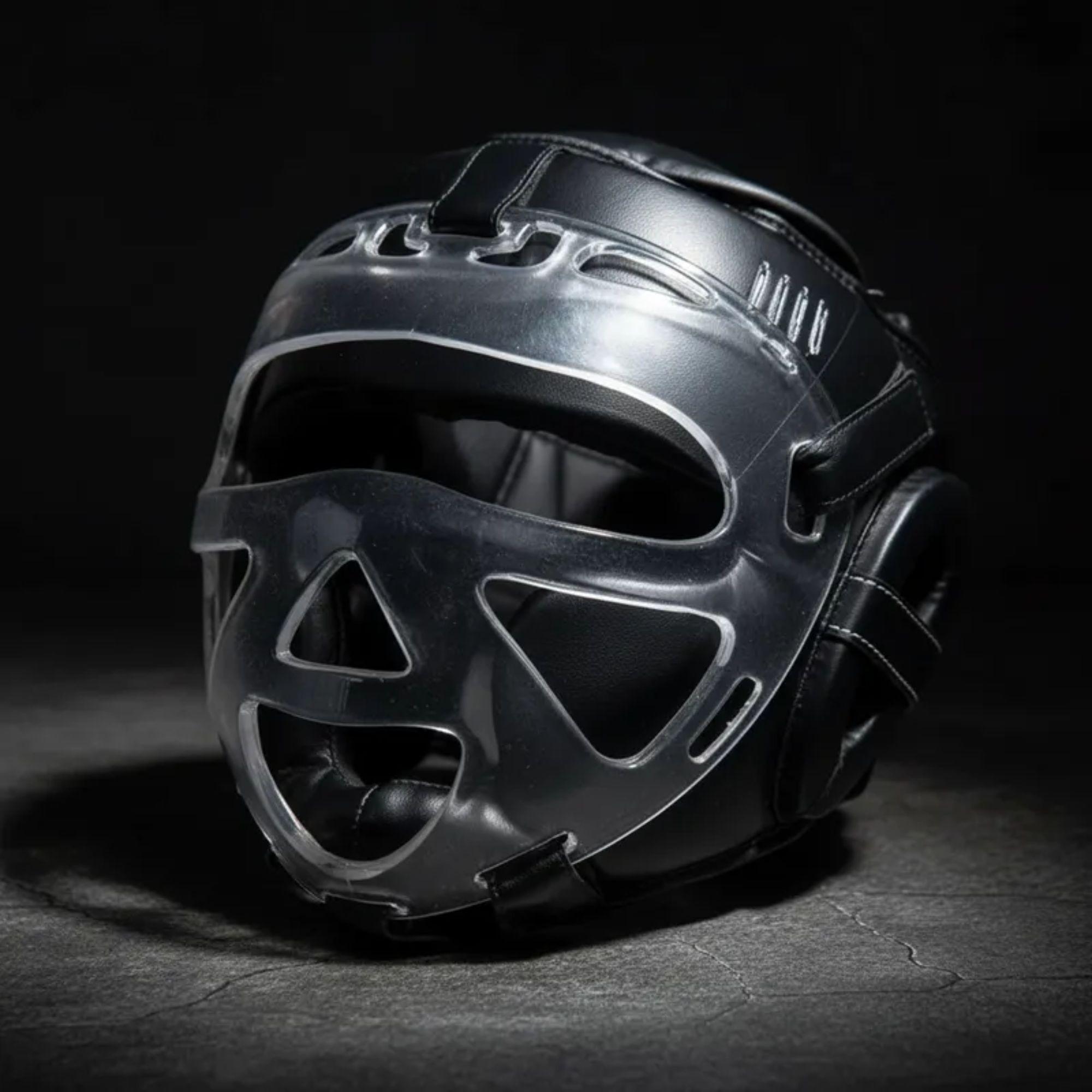 Cabezal Casco Artes Marciales Boxeo Con Mica Muuk-6