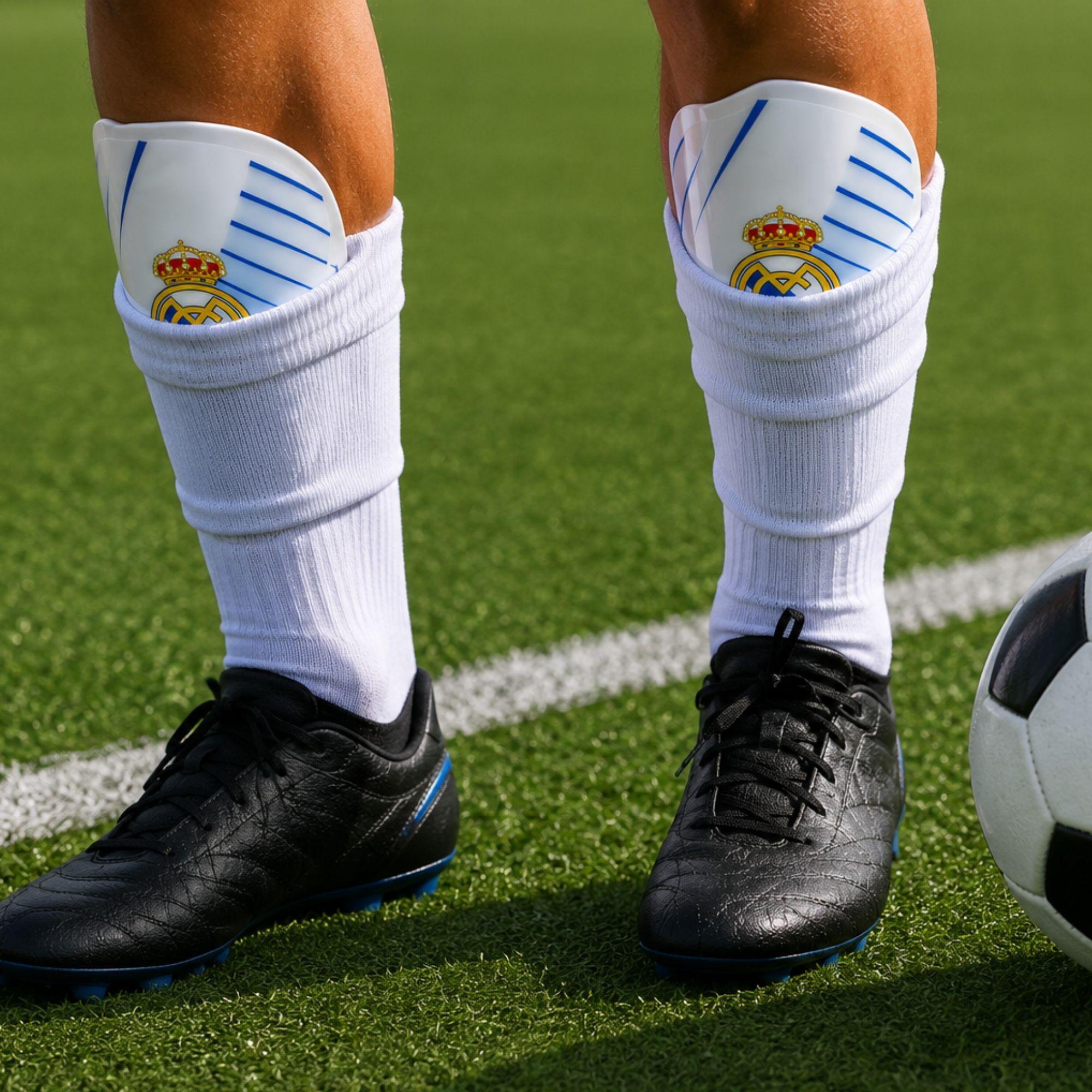 Canilleras Futbol Real Madrid DRB Licencia Oficial-4