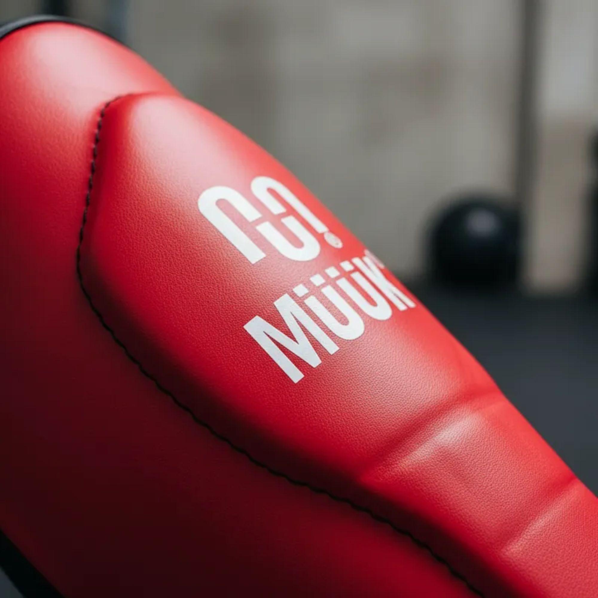 Canillera Con Empeinera Pro Kick Boxing Mma Muuk Rojo-5