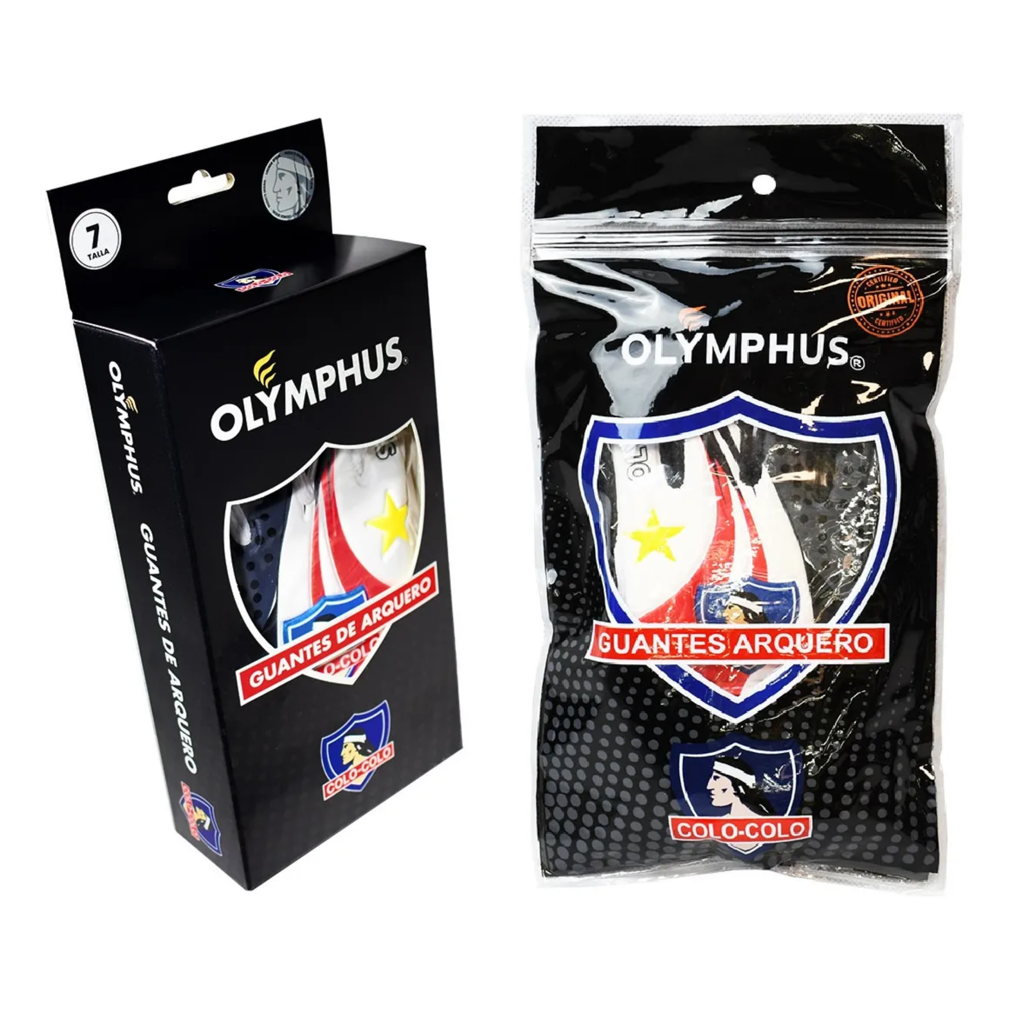 Guantes De Arquero Colo-colo Junior Olymphus-6