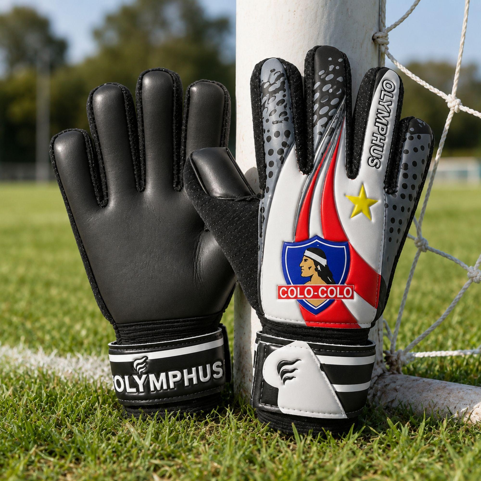 Guantes Arquero Colo Colo Niño Junior Olymphus Látex-3