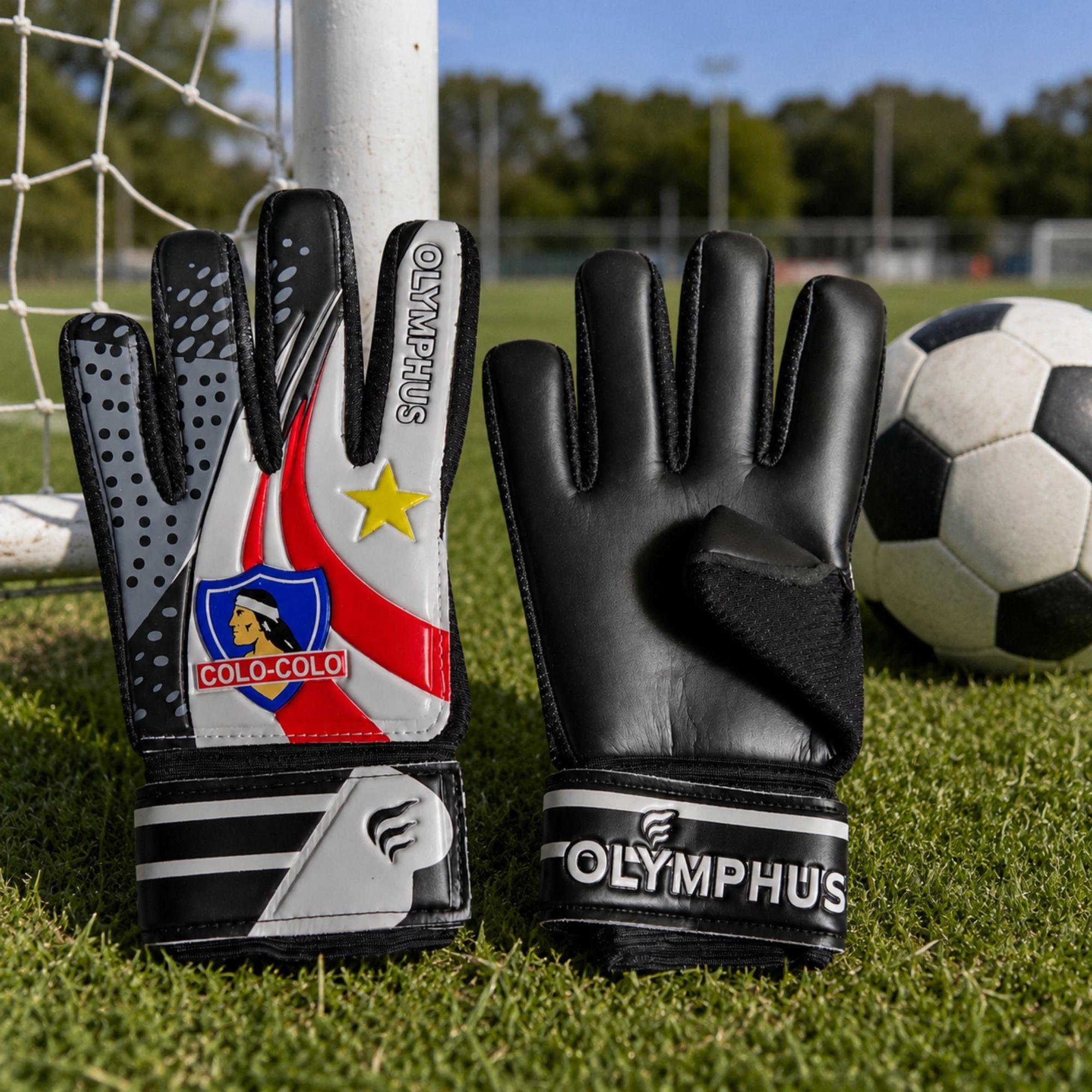 Guantes Arquero Colo Colo Niño Junior Olymphus Látex-5