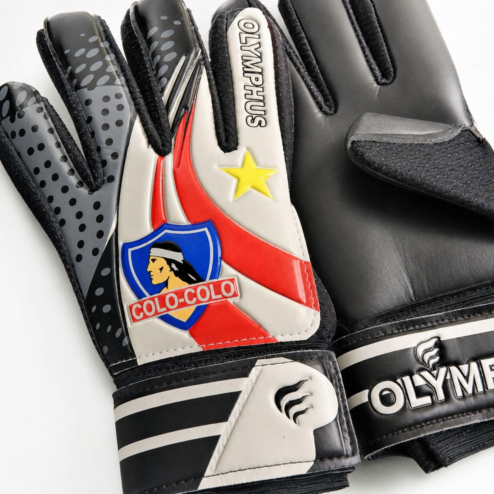 Guantes Arquero Colo Colo Niño Junior Olymphus Látex-6