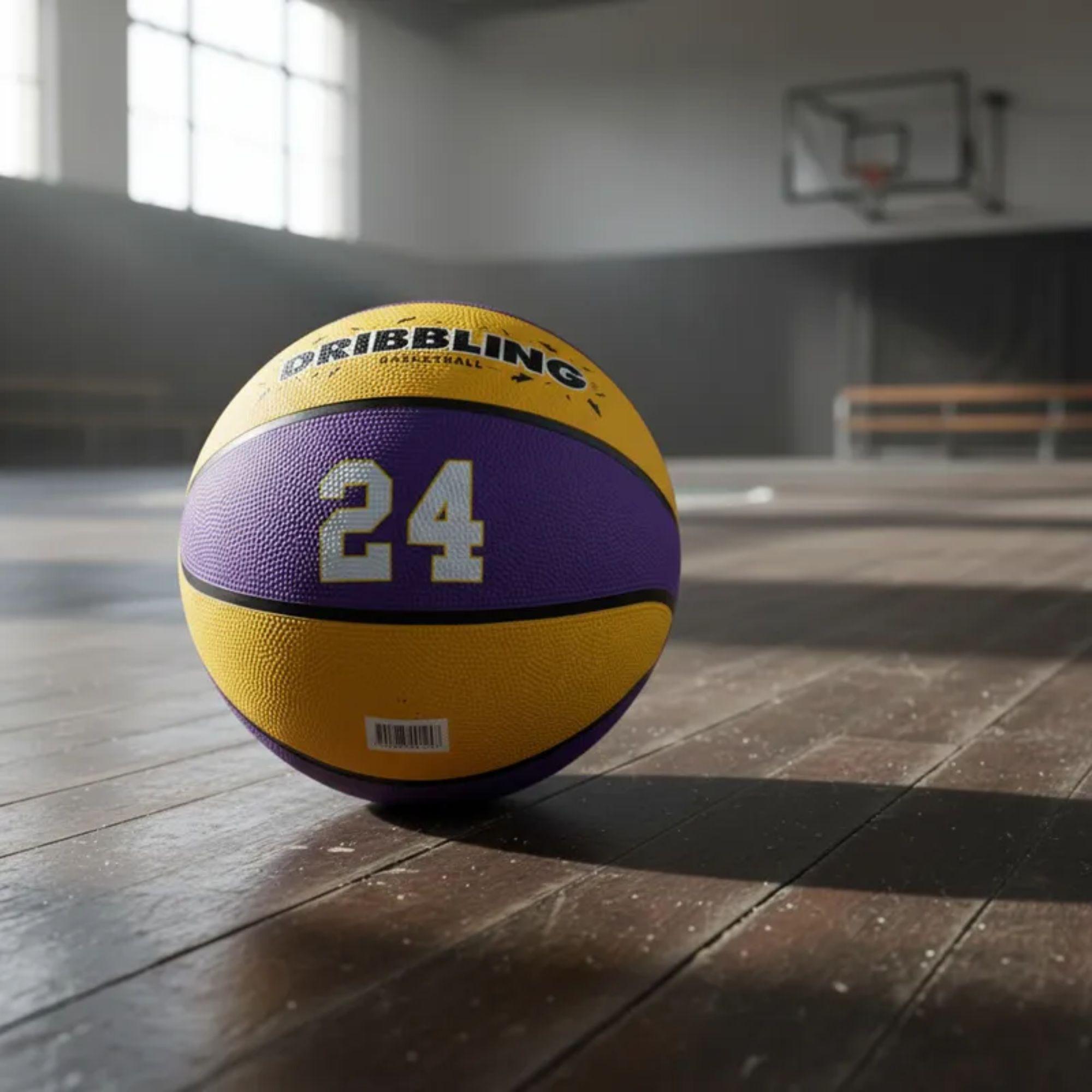 Balón Básquetbol DRB Glow N°7 Goma Exterior Oficial-3