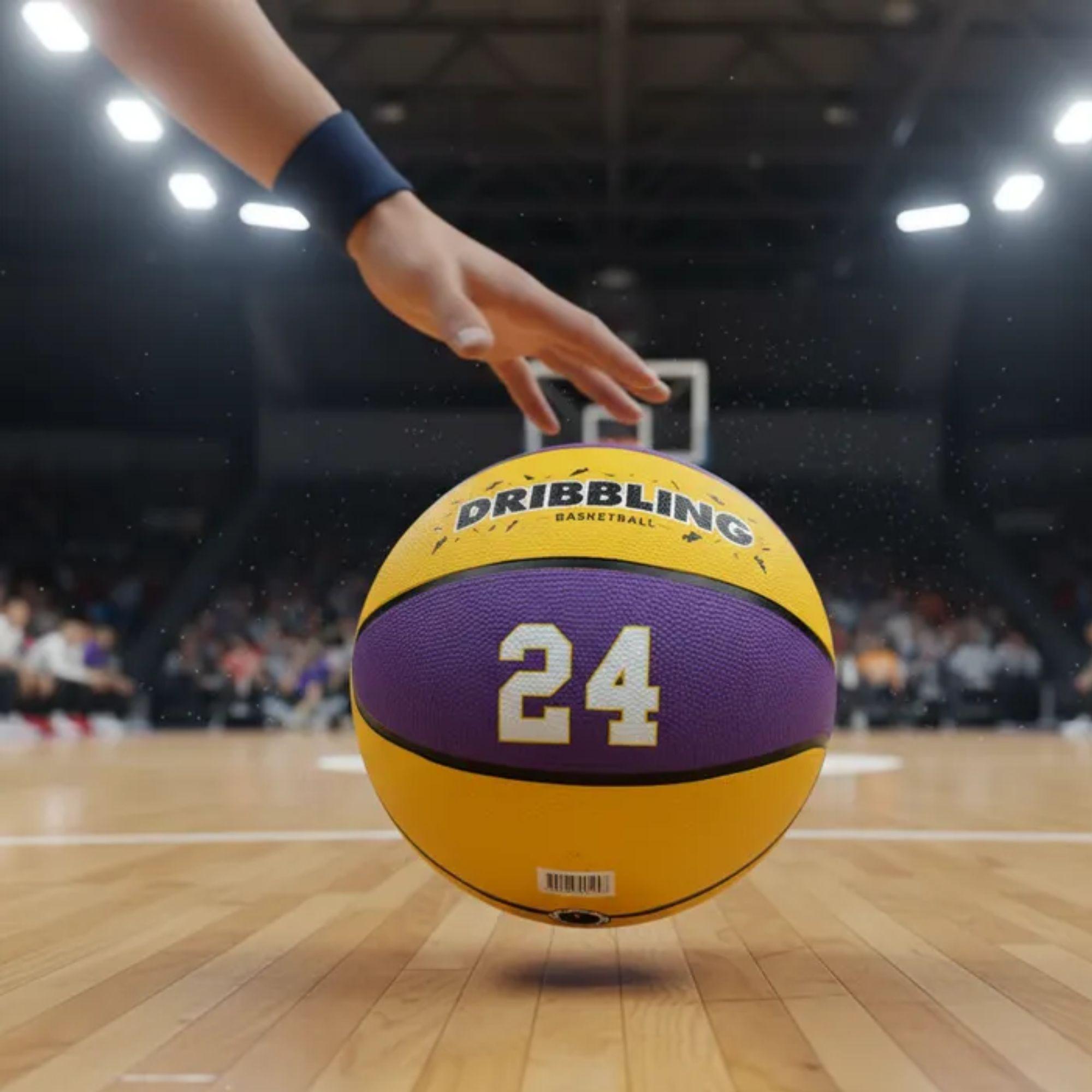 Balón Básquetbol DRB Glow N°7 Goma Exterior Oficial-4