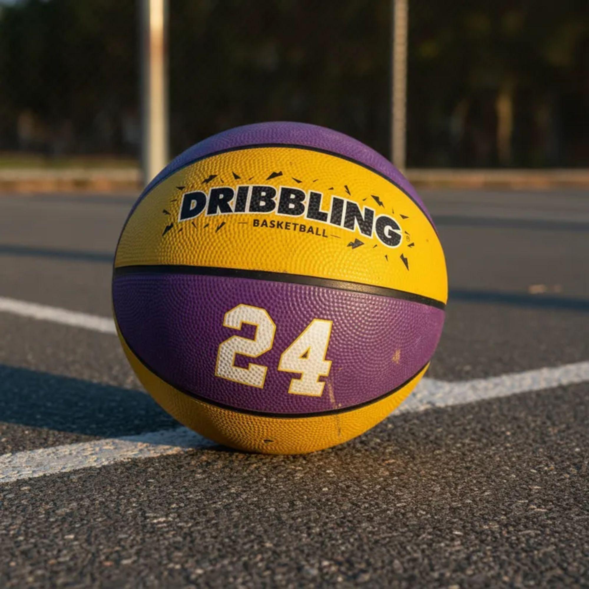 Balón Básquetbol DRB Glow N°7 Goma Exterior Oficial-6