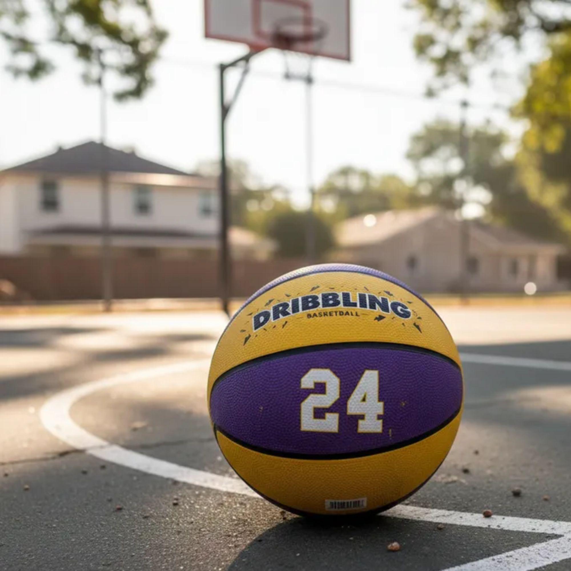 Balón Básquetbol DRB Glow N°7 Goma Exterior Oficial-7